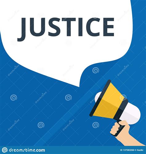 Text Sign Showing Justice Stock Illustration Illustration Of Justice