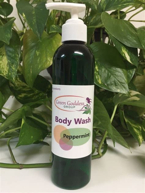 Organic Body Wash Peppermint Scent