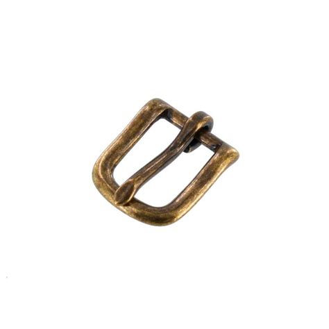 1035 12 Antique Brass Heel Bar Buckle Solid Brass Ll Etsy