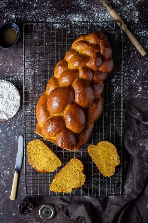 Vegan Pumpkin Challah Bread This Lightly Spiced Eggless Challah Bread