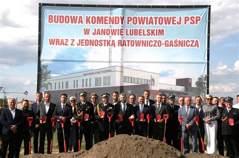 Budowa Nowej Stra Nicy Kp Psp W Janowie Lubelskim Rozpocz Ta