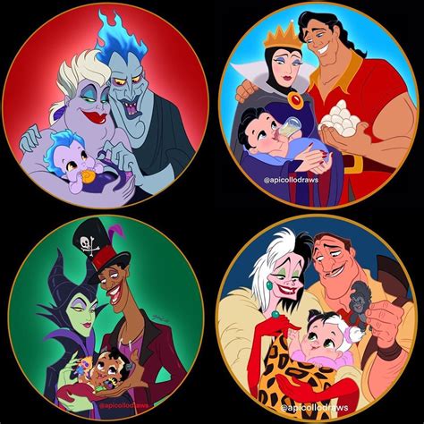 Ursula Hades Their Son Evil Queen Grimhilde Gaston Their Son