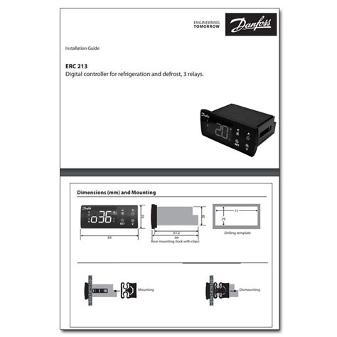 Hunter Liberty Corp Danfoss ERC 213 Installation Guide Hunter