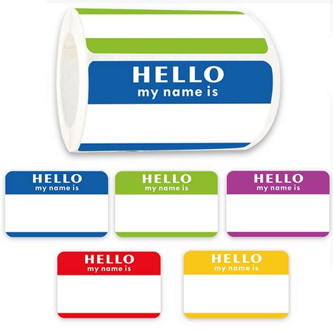 300 Pcs Name Tags Stickers Hello My Name Is Labels For Office Meeting