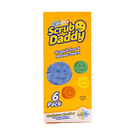 Scrub Daddy Colors 6 Pack Scrub Daddy