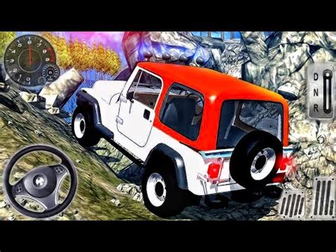 X Offroad Luxury Suv Driving D Thar Jeep Hill Climbing Drive