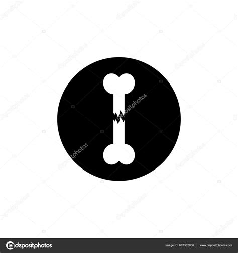 Dog Bone Logo Vector Illustration Icon Stock Vector By ©brahim28 687302056