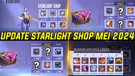 Update Starlight Shop Bulan Mei Skin Starlight Tahunan Lesly Di