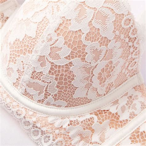 Under Wire Nylon Seamless Lace Full Cup Smooth Molding Cup Women Underwear Lingerie Sex Lingerie