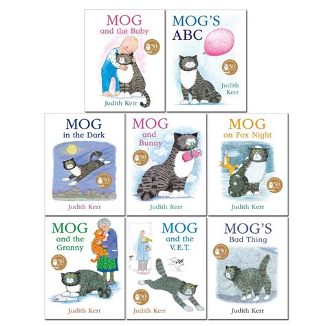 Mog The Cat Books Series 8 Books Collection Set By Judith Kerr Mog And
