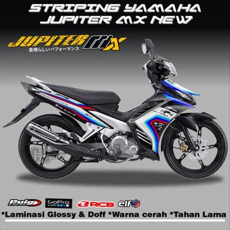 Jual Striping Jupiter Mx 135 New Sticker Jupiter Mx 135 New Sticker