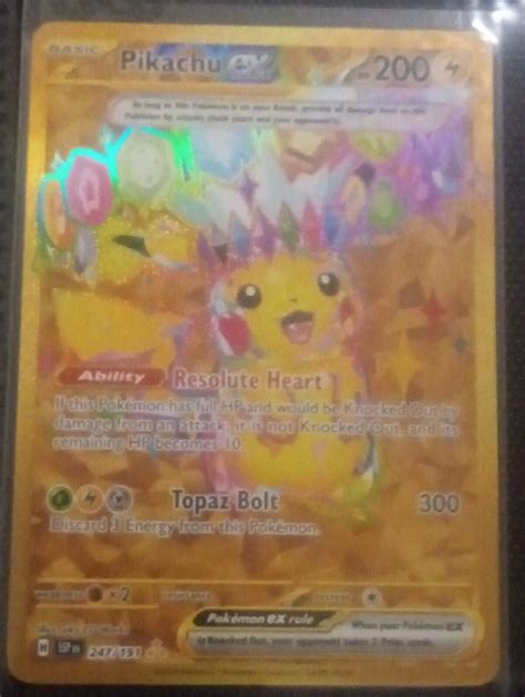 Pikachu Ex 247191 Sv08 Surging Sparks Holo Ebay