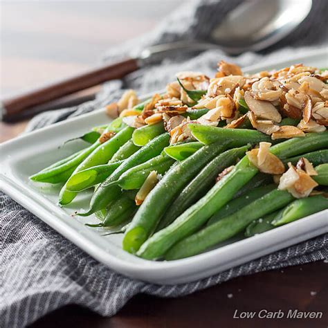 Easy Green Beans Almondine Low Carb Maven