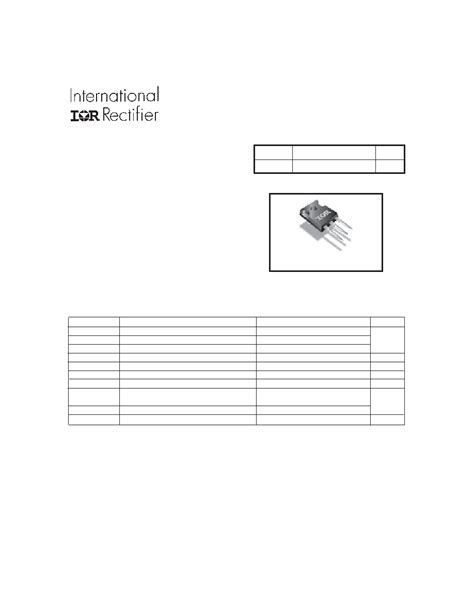 IRFP22N50APBF Datasheet 1 8 Pages IRF HEXFET Power MOSFET VDSS