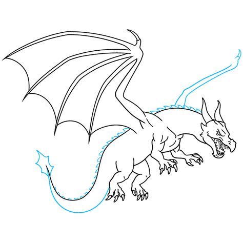 How to Draw a Realistic Dragon - Really Easy Drawing Tutorial