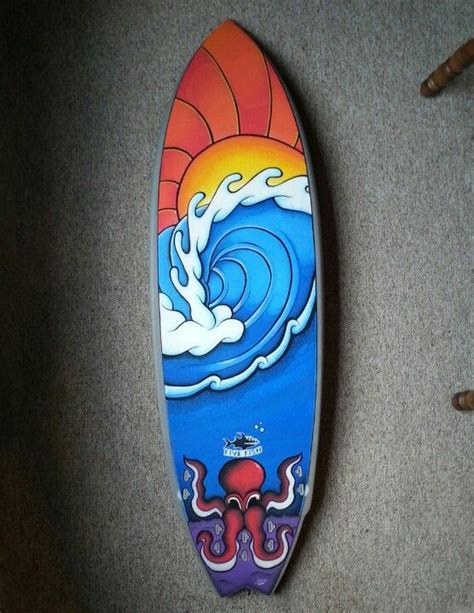 Sunrise Sesh By Curtis Wowk Surf Art Using Posca Paint Pens