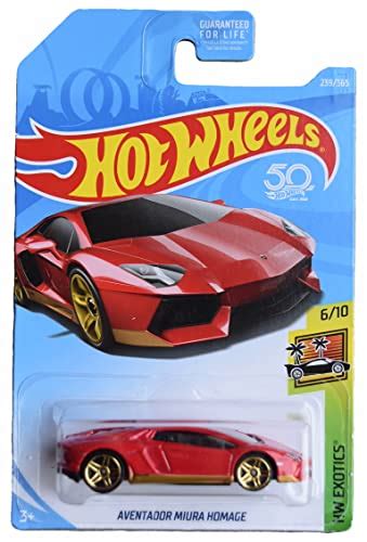 【楽天市場】ホットウィール マテル ミニカー ホットウイール Hot Wheels Aventador Miura Homage Exotics 610 Lamborghiniホット