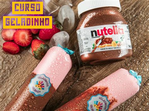 Geladinho Gourmet De Ninho Nutella Viver De Bolo