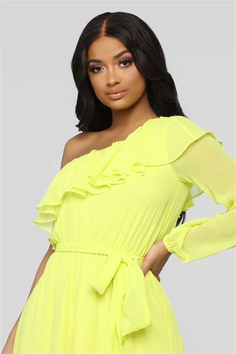 Feeling Fun Off Shoulder Maxi Dress Yellow Fashion Nova