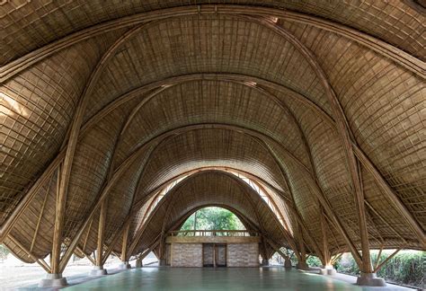 Gallery Of Detail Bamboo Structure Of The Arc At Green School Bali