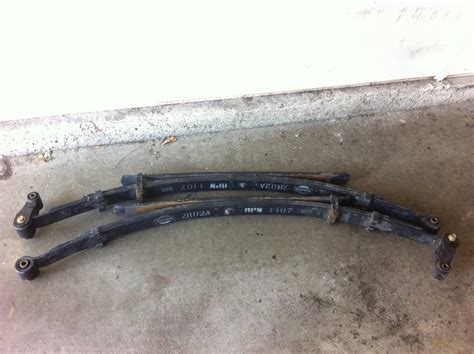 Front Coils Strut Leaf Springs Shackles Nissan Titan Forum