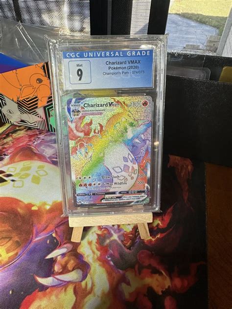 Mavin Cgc Charizard Vmax Hyper Rare Champions Path Pok Mon