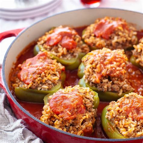 Old Fashioned Stuffed Bell Peppers Recipe Eating Richly