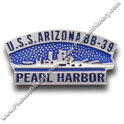 Military Hat Pins :: Navy Hat Pins :: Navy Ship Hat Pins :: USS Arizona