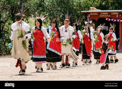Nambe Pueblo New Mexico United States Corn Dance Stock Photo Alamy