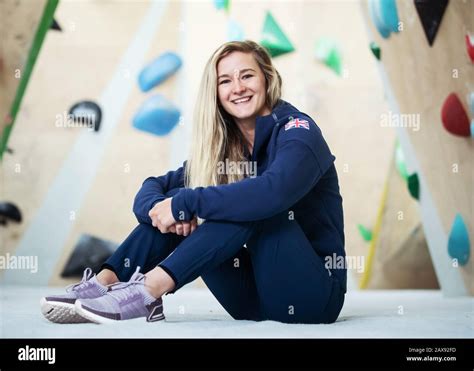 Shauna Coxsey During The Team Gb Tokyo 2020 Climbing Team Announcement