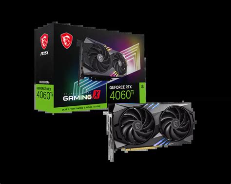 MSI GeForce RTX 4060 Ti Gaming X 8GB | 16GB GDDR6 Graphics Card ...