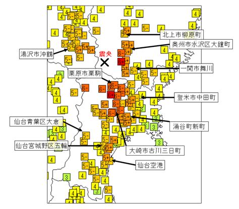 気象庁 強震波形（平成20年2008年岩手・宮城内陸地震