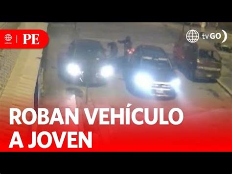 Video C Maras De Seguridad Registran Robo De Veh Culo A Joven