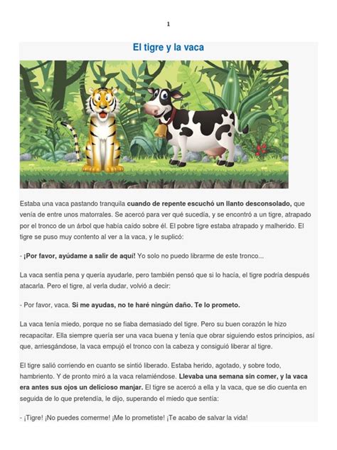 El Tigre Y La Vaca Pdf