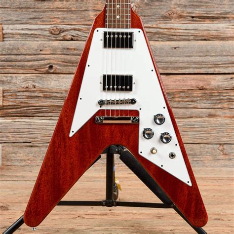 Gibson Custom Shop 67 Mahogany Flying V Reissue Cherry 2017 Chicago