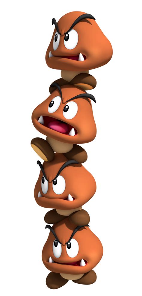 Image - Goombas (Super Mario 3D Land).png - Nintendo 3DS Wiki