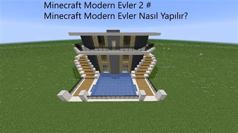 Minecraft Modern Evler Minecraft Modern Ev Nas L Yap L R Youtube