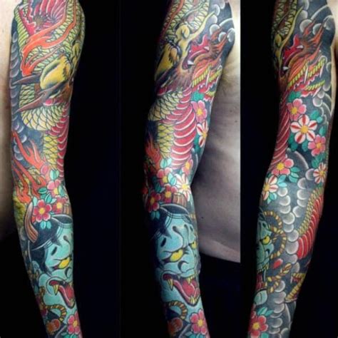 Japanese Sleeve Tattoos For Men Masculine Design Ideas