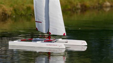 A The Rc Model Cat From Flying Hulls Catamaran Racing News Design