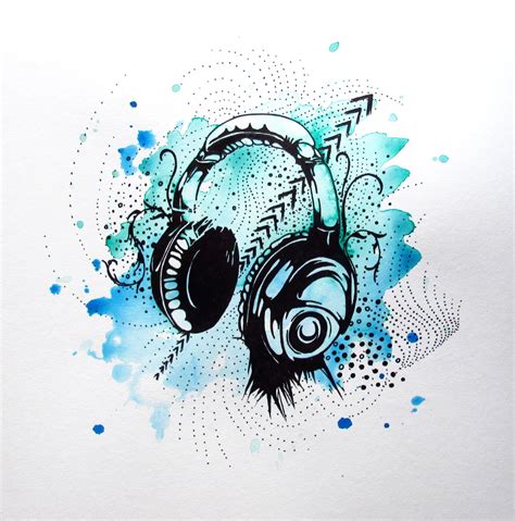 Headphones Paintings Search Result At