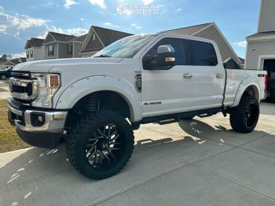 Ford F Super Duty Wheel Offset Aggressive Outside Fender