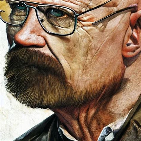 Painting Of Walter White Eathing Delicious A Locust Stable Diffusion