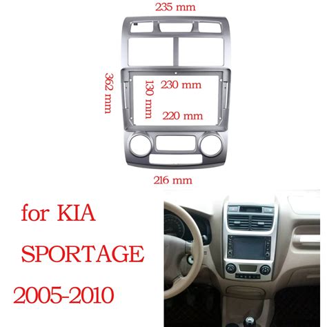 Car Radio Fascia Frame 9 Polegada Kit Dash Tampa Do Adaptador Jogador