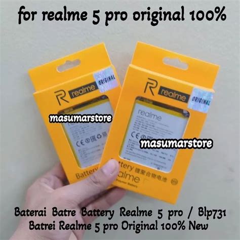 Jual Batre Baterai Realme Pro Rmx Rmx Original Blp