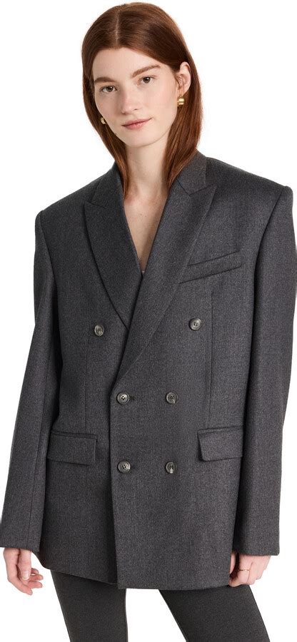 Wardrobe NYC Double Breasted Blazer ShopStyle