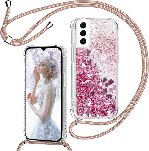 Handykette F R Samsung Galaxy A G H Lle Mit Band Glitzer Treibsand