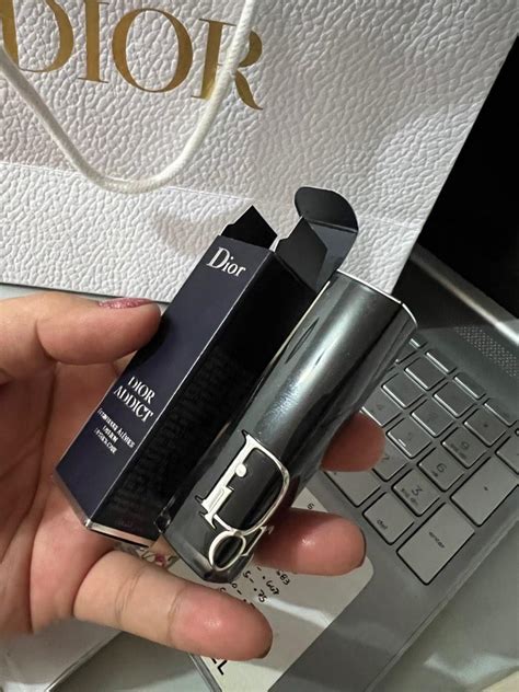 DIOR lipstick case - black (ORIGINAL), Beauty & Personal Care, Face ...