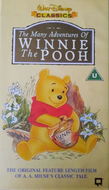 WALT DISNEY CLASSICS The Many Adventures Of Winnie The Pooh UK PAL VHS