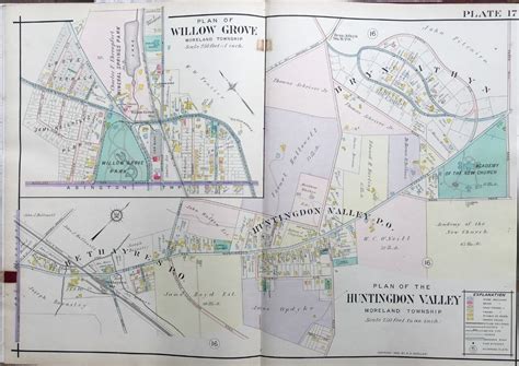 1909 Montgomery County Pa Willow Grove Park Moreland Township Hatboro