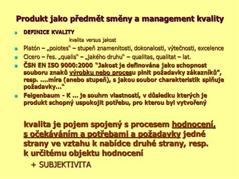 Alena Klapalová MANAGEMENT KVALITY Alena Klapalová ppt stáhnout